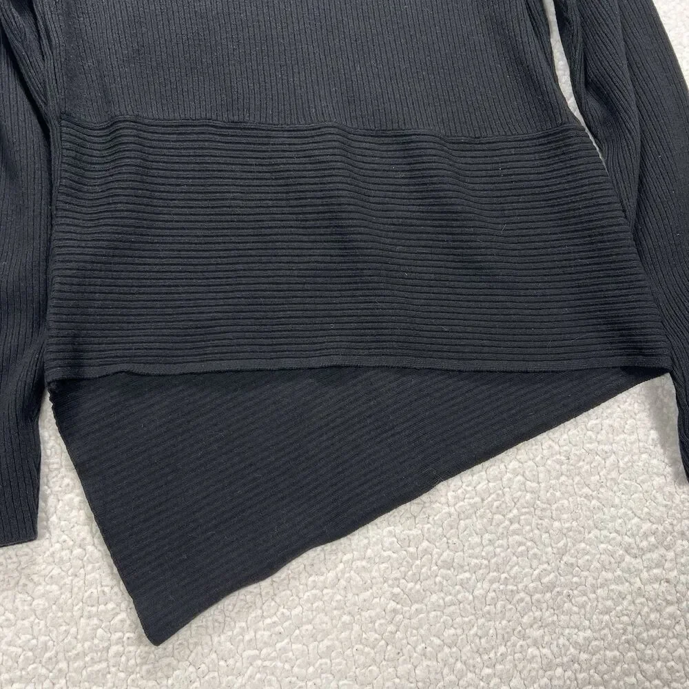 Harley Davidson Ribbed Knit Sweater Women’s Medium Moto Biker‎ Minimalist Casual